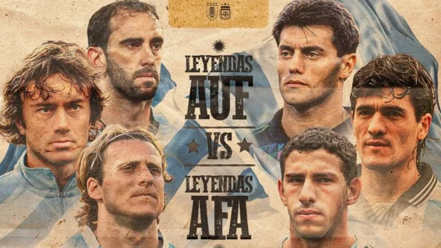 Viví un Uruguay vs. Argentina en versión leyendas (astros celestes y argentinos se medirán en un partido especial en Punta del Este)