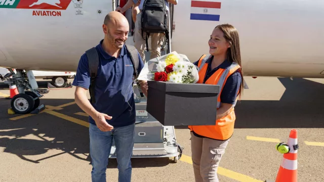 De vuelo al norte (más de 10.000 pasajeros ya pasaron por el Aeropuerto Internacional de Salto desde octubre de 2024)