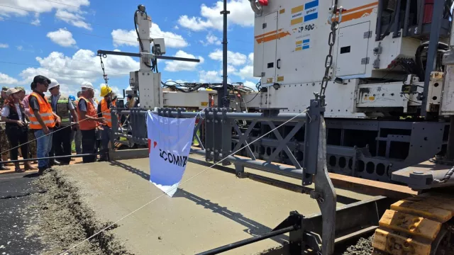 Saceem ejecutó la primera carretera nacional 100% de hormigón en Paraguay