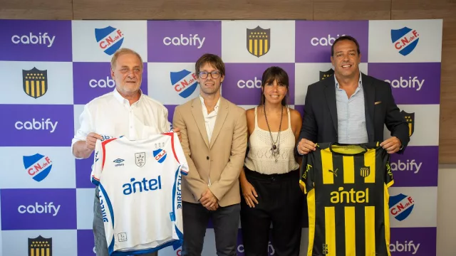 Cabify entra al fútbol uruguayo con un acuerdo simultáneo con Nacional y Peñarol