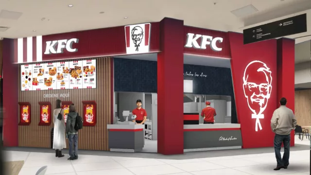 KFC acelera su expansión en Uruguay (el coronel abrirá en Portones y construye su primer local a la calle sobre Bulevar Artigas)