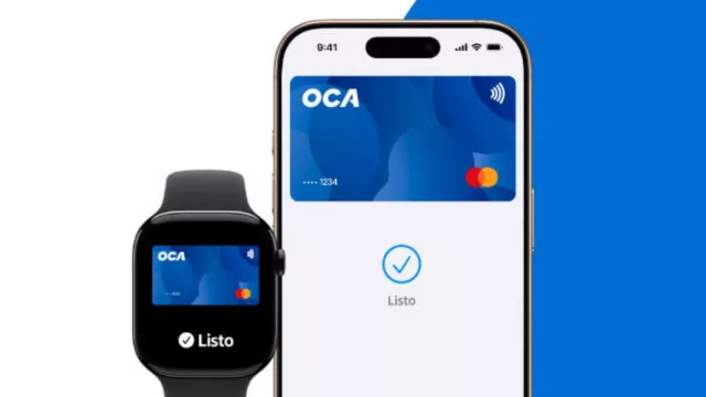 OCA habilitó el pago con Apple Pay (para sus plásticos de crédito Mastercard)