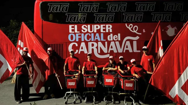 Otro lairará con TaTa (la marca fue el supermercado oficial del Carnaval 2026 en todo el país)