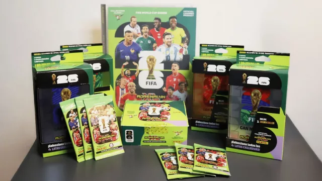Panini lanzó sus cartas Adrenalyn XL  (de cara a la Copa FIFA 2026)