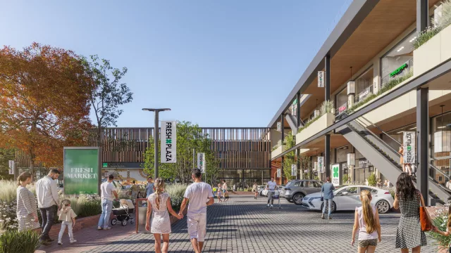 La frescura de Fresh Market hecha open mall (así será Fresh Plaza, el nuevo polo comercial de Colonia del Sacramento, desarrollado por DDC y GDU)