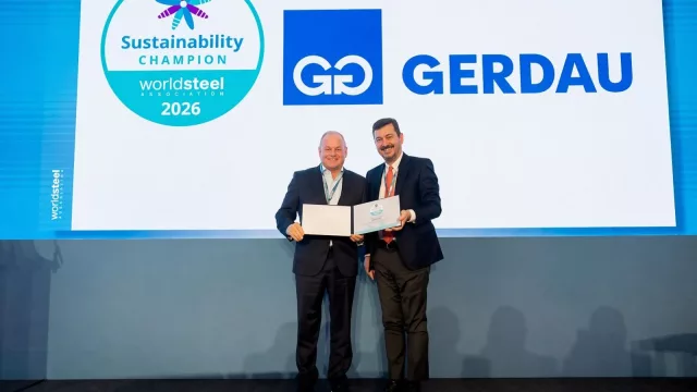 Campeona del acero (por primera vez Gerdau es reconocida en principal premio de sustentabilidad)