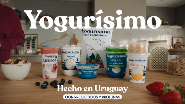 Yogurísimo celebra el orgullo de ser un producto formulado, desarrollado y producido en Uruguay