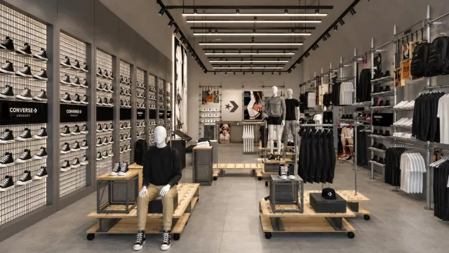Inversión de US$ 500.000, indumentaria, accesorios y, por supuesto, calzado (así será la segunda tienda monomarca de Converse en Uruguay)