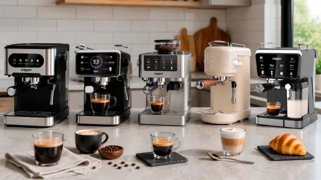 La cafetería en tu casa de la mano de NAPPO (lanzó cuatro modelos que van del primer espresso a moler el grano en casa)