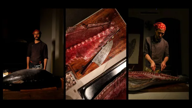 Cuando ir a comer es una ceremonia (el maguro kaitai llegó a Viti Bar)